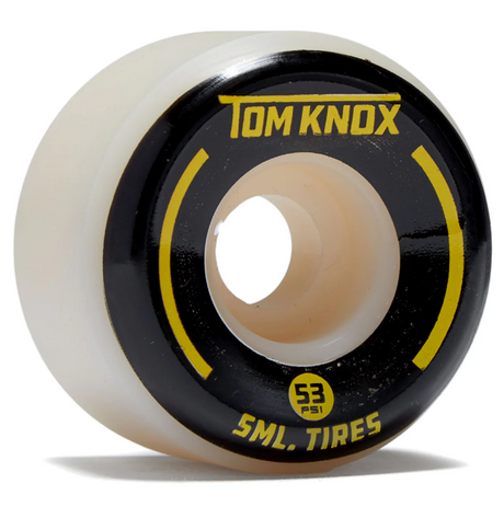 SML Street Tires Knox Wheels Set Natural Black 53mm