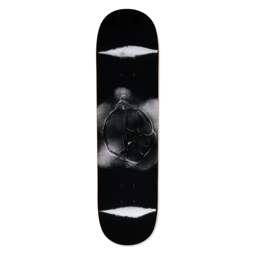 Polar Team Stroke Logo Skateboard Deck Black 8.25x14.25WB