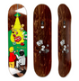Polar Rozenberg Poker Face Skateboard Deck Black Green 8.125x14WB