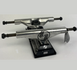 Silver M-Hollow Skateboard Trucks Set Silver Black 8.0