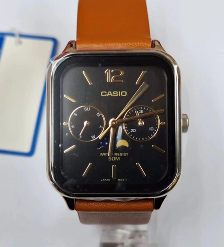 CASIO MTPM305LC-1A Watch Brown Silver