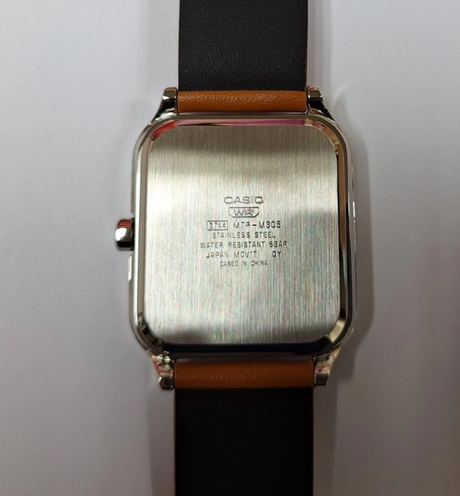 CASIO MTPM305LC-1A Watch Brown Silver