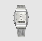 CASIO AQ230EM-7A Watch Silver Watch