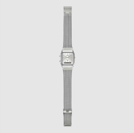 CASIO AQ230EM-7A Watch Silver Watch