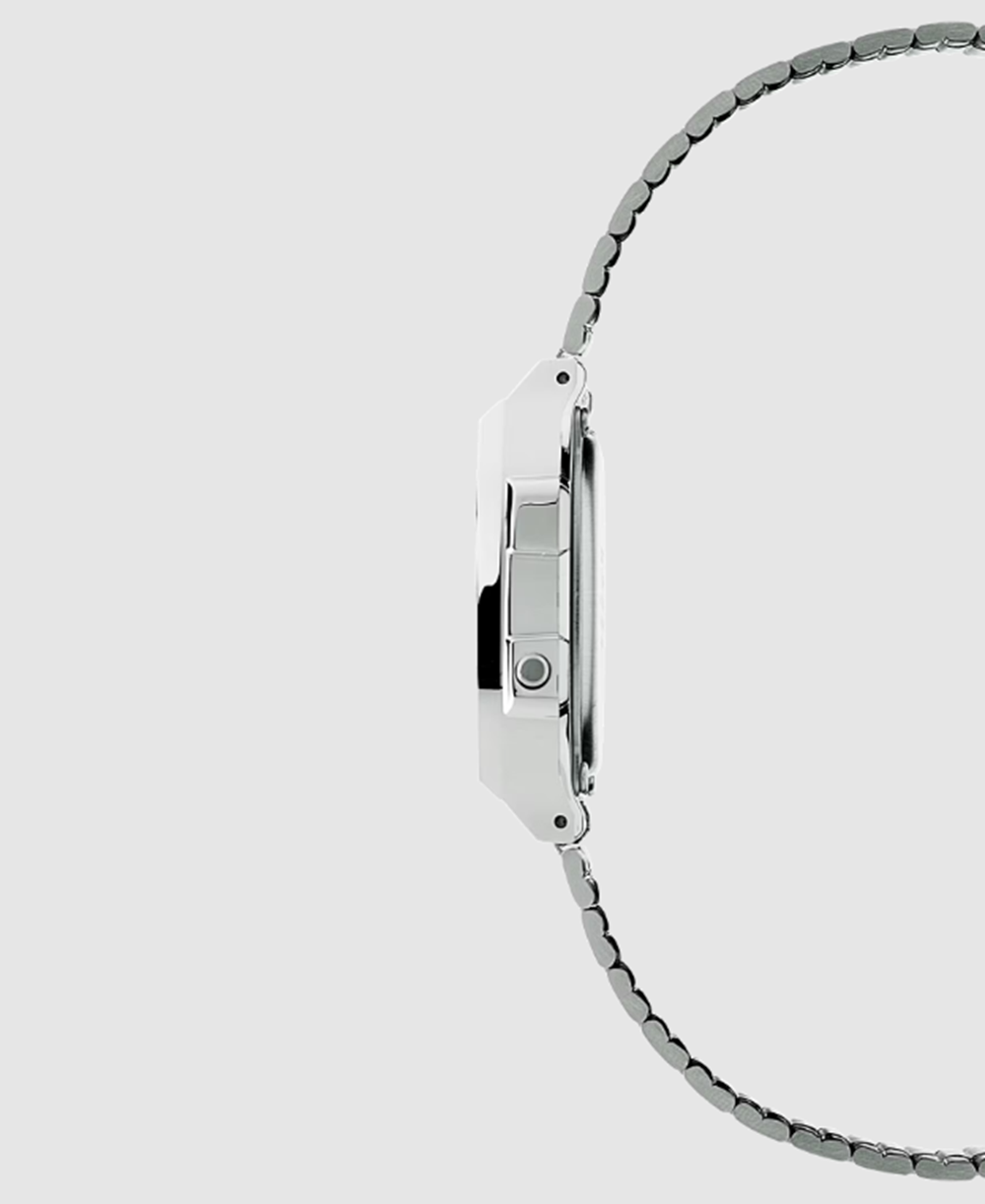 CASIO A168WEM-1VT Watch Silver Black