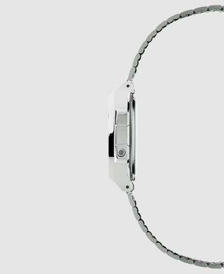 CASIO A168WEM-1VT Watch Silver Black