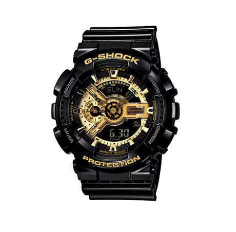 GSHOCK GA110GB-1A Watch Black Gold