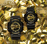 GSHOCK GA110GB-1A Watch Black Gold
