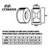 Spitfire F4 Multiball OG Classics Wheels Black 56/99a
