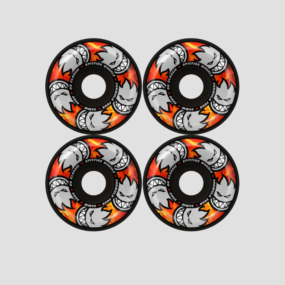 Spitfire F4 Multiball OG Classics Wheels Black 56/99a