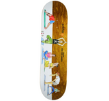 Anti Hero Daan Fart Yoga Skateboard Deck White Brown 8.38x14.5WB