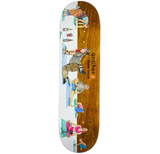 Anti Hero Grant Fart Yoga Skateboard Deck White Brown 8.5x14.25WB