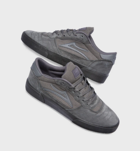 Lakai Cambridge Suede Skate Shoes Charcoal