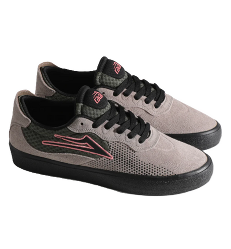 Lakai Essex Skate Shoes Black Olive Brown 9.5