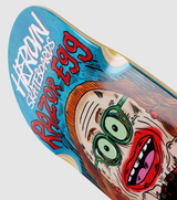 Heroin Auntie Razor Egg Skateboard Deck Green Stain 9.75x14.25WB