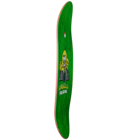 Heroin Lemonzilla Skateboard Deck Yellow 13.5x31.5
