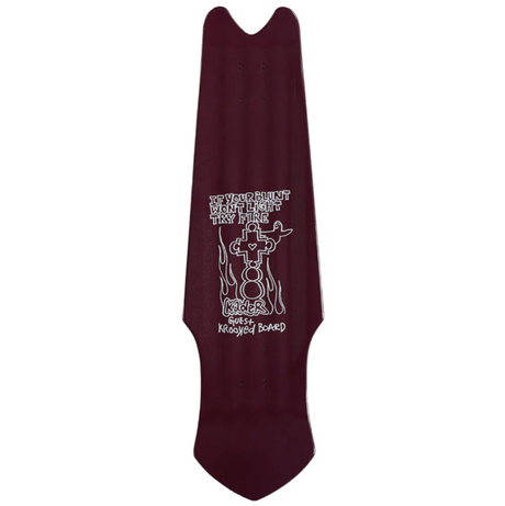 Krooked Kader Guest Tri Plane Skateboard Deck Purple 9.75