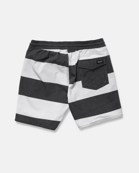 Volcom Psyche Cotton 17 Trunks Black White