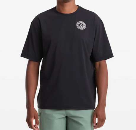 Volcom Drain You UPF SS Surf Shirt Black M