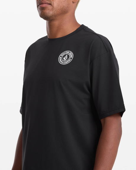 Volcom Drain You UPF SS Surf Shirt Black