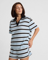 Volcom Coco Ho Rugby Top Womens Blue Wave