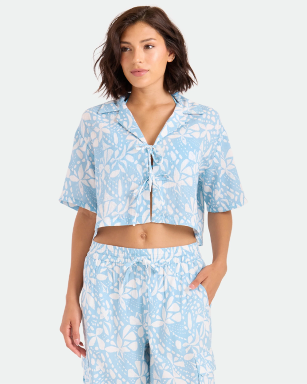 Volcom Tied Up Crop Womens Summer Song S