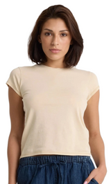 Volcom Lil Baby Tee Womens Bone