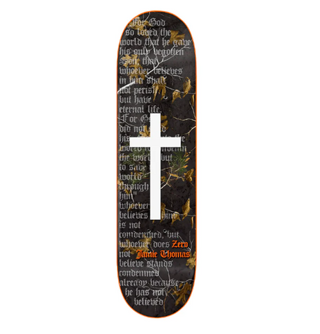 Zero Thomas Real Tree Skateboard Deck Black 8.5x14.5WB