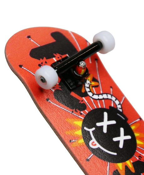 Teak Pro Gen2 Kaboom Fingerboard Complete Red Black 34mm