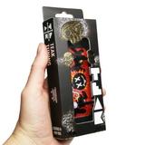 Teak Pro Gen2 Kaboom Fingerboard Complete Red Black 34mm