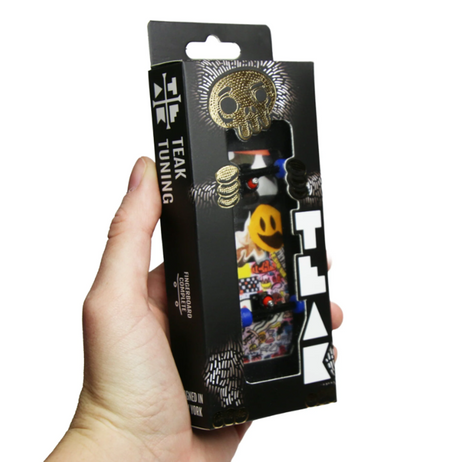 Teak Pro Gen2 Carlsbad Cruiser Fingerboard Complete Black Blue 34mm