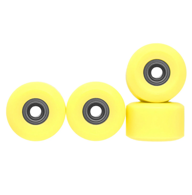 Teak Apex Fingerboard Wheels New Street Yellow 65D