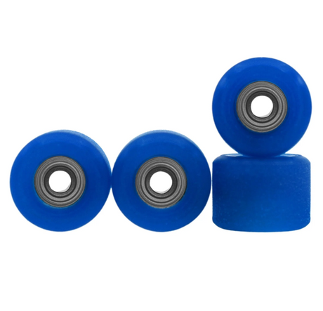 Teak Apex Fingerboard Wheels Shorty Blue 71D