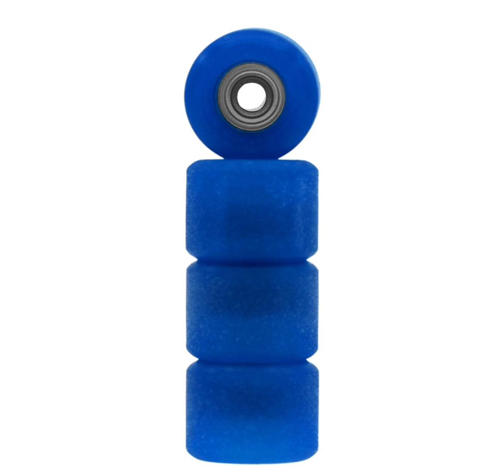 Teak Apex Fingerboard Wheels Shorty Blue 71D