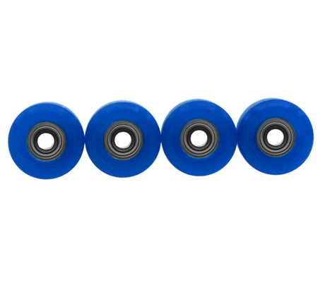 Teak Apex Fingerboard Wheels Shorty Blue 71D