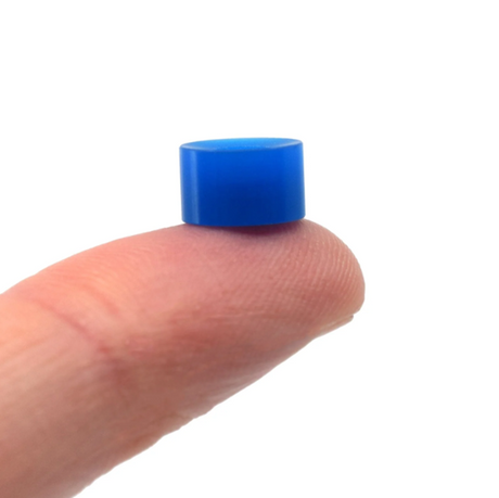 Teak Apex Fingerboard Wheels Shorty Blue 71D