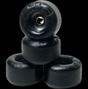 Bloob Pro Fingerboard Wheels Abec5 Black 7.6mm