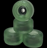 Bloob Pro Fingerboard Wheels Abec5 Clear Green 7.9mm x 5mm
