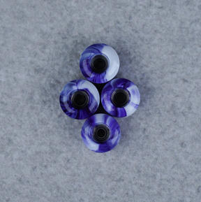 Maple Pro Fingerboard Wheels Classics Purple Swirl 7.6mm x 5mm