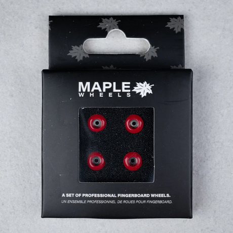Maple Pro Fingerboard Wheels Classics Imperial Red 7.6mm x 5mm