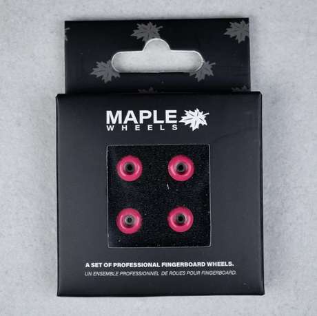 Maple Pro Fingerboard Wheels Classics Hot Pink 7.6mm x 5mm