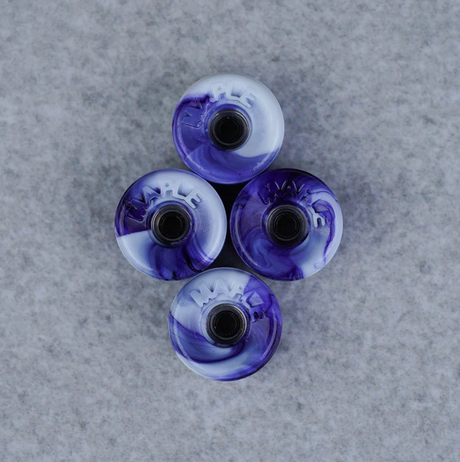 Maple Pro Fingerboard Wheels Bowls Purple Swirl 9mm x 5mm