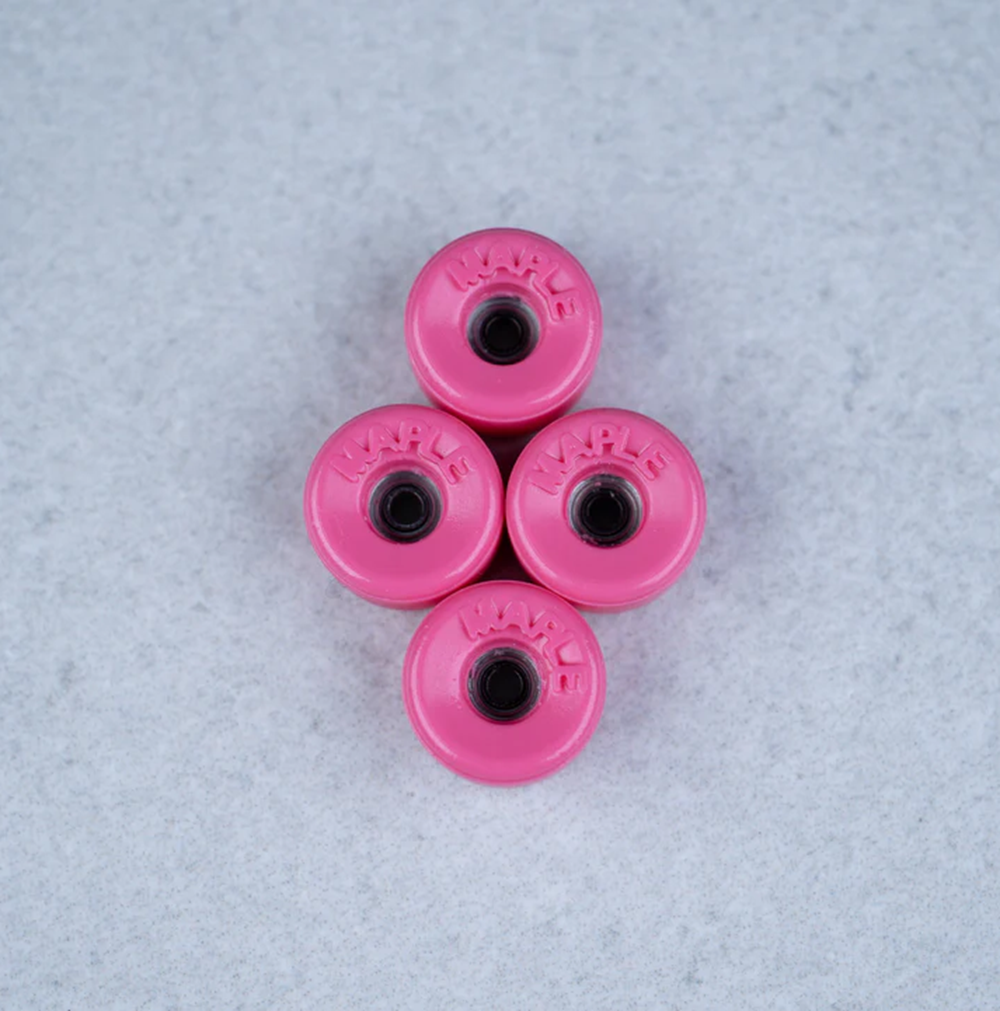 Maple Pro Fingerboard Wheels Bowls Hot Pink 9mm x 5mm