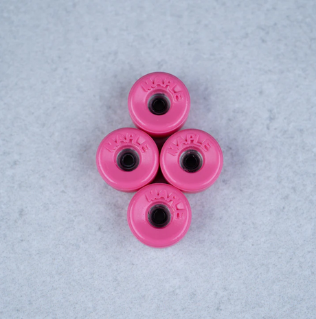Maple Pro Fingerboard Wheels Bowls Hot Pink 9mm x 5mm