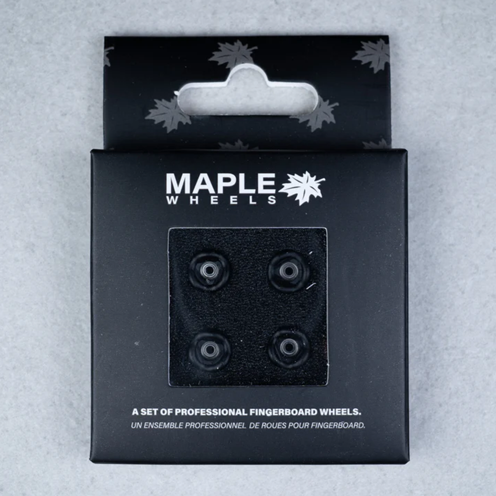 Maple Pro Fingerboard Wheels Shark Onyx 8.7mm x 6mm