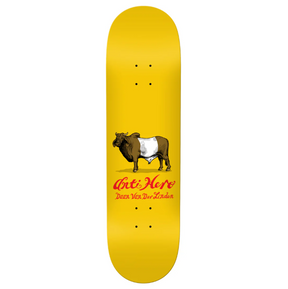 Anti Hero Daan Dutch Belted Skateboard Deck Yellow 8.28x14.12WB