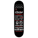 Anti Hero Cardiel Fueled Up Skateboard Deck Black Silver Red 8.62x14.6WB