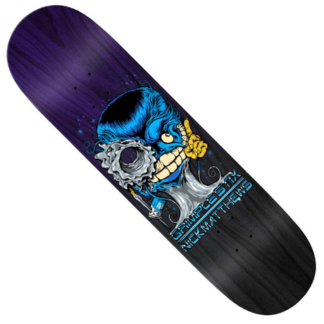 Anti Hero Matthews Grimpnat Silver Purple 8.5x14.25WB