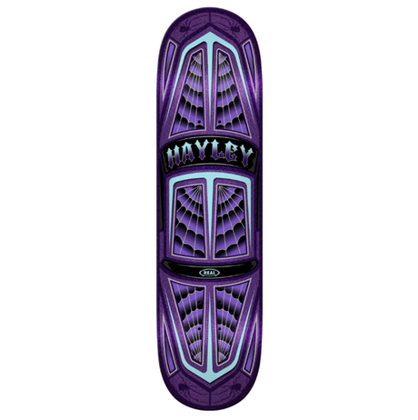 Real Hayley Threadline TruFit Skateboard Deck Purple 8.38x14WB