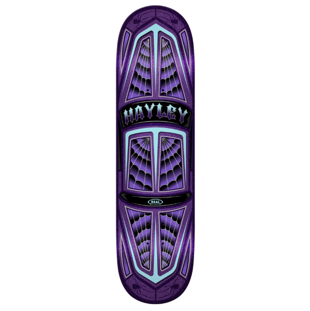 Real Hayley Threadline TruFit Skateboard Deck Purple 8.38x14WB
